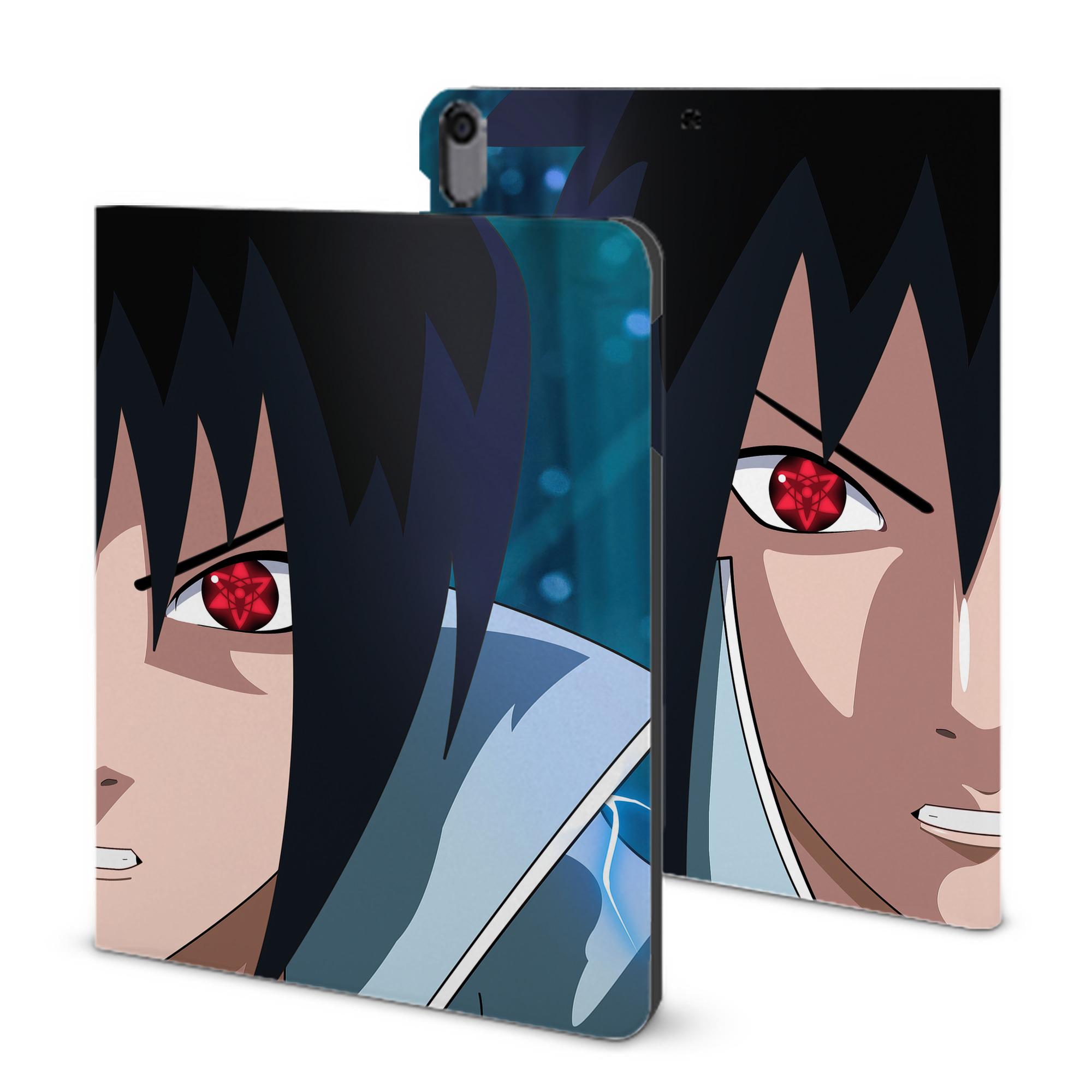 （画像用） NARUTO -ナルト- NARUTO -ナルト- 疾風伝 IPad ケース ブック型 PUレザー TPU 耐衝撃 軽量 薄型 ペン収納なし 全面保護 IPad 各モデル対応